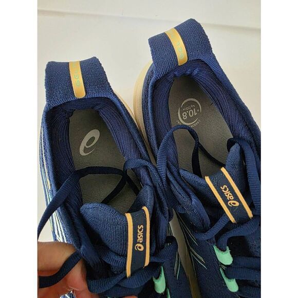 Asics Gel-Nimbus 26 Womens Size 11 Blue Running Training Shoes 1012B601 - Picture 8 of 12